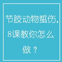 节肢动物蜇伤，8课教你怎么做？