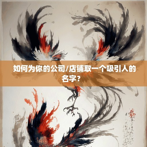  如何为你的公司/店铺取一个吸引人的名字？ 