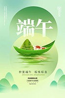 欢度端午节广告