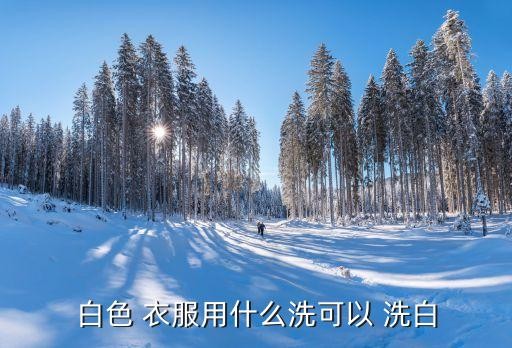 白色 衣服用什么洗可以 洗白