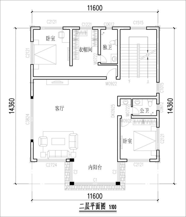 农村三层自建房设计户型图