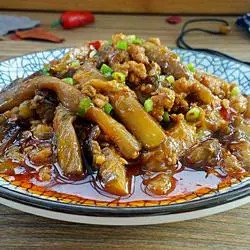 肉末酱烧茄子的做法[图]