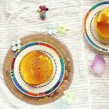 #中秋香聚 美味更圆满# 无油黄桃松饼