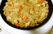 土豆胡萝卜鸡肉焖饭
