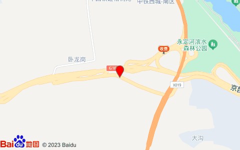 再生物资回收站位置示意图
