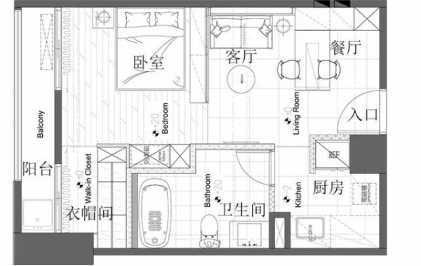 33㎡二手房改造，姐妹俩的精致装修，蜗居也可以很幸福