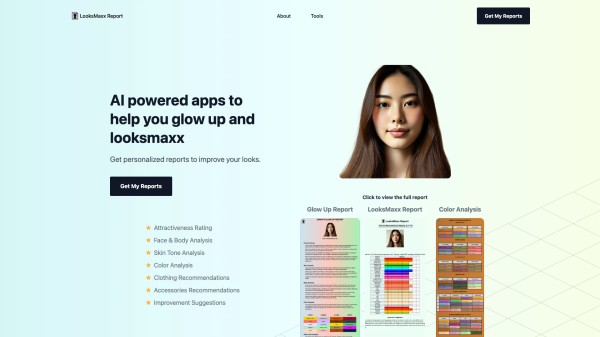 LooksMaxx Report 主页