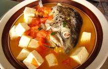 三文鱼头豆腐汤