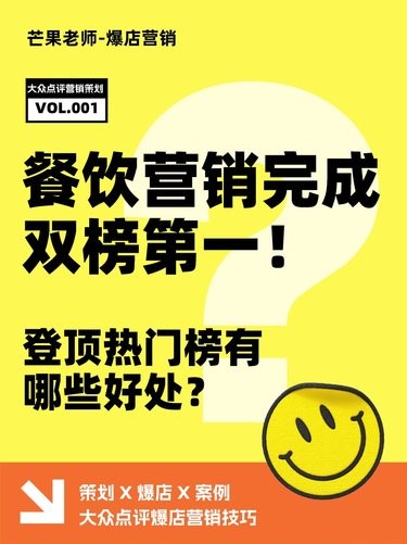 餐饮营销完成双榜第一！
