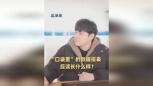 装在“口袋里”的数据报表，应该长什么样？