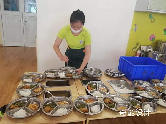 幼儿园食堂厨房布局图设计