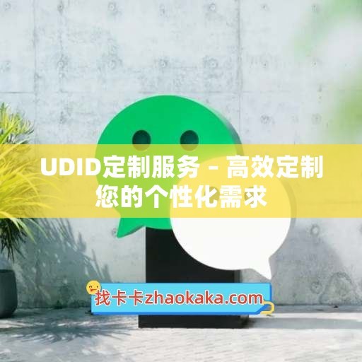 UDID定制服务 – 高效定制您的个性化需求