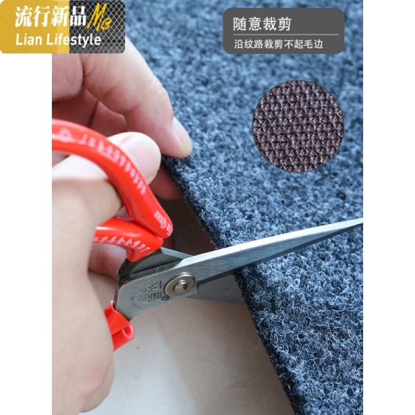 厨房地垫长条防滑耐脏吸水防油地毯浴室口脚垫家用卧室进垫子 三维工匠高清大图