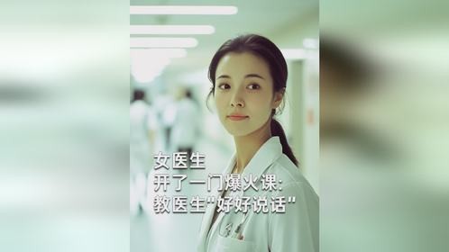 女医生开了一门爆火课：教医生“好好说话”