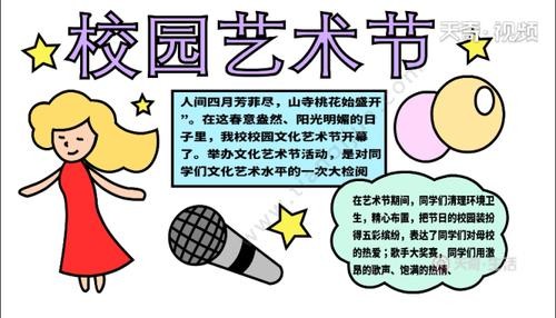 艺术节手抄报 艺术节手抄报怎么画 - 天奇生活