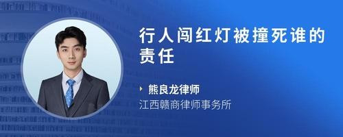行人闯红灯被撞死谁的责任