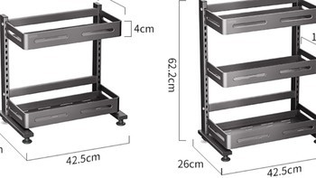 厨房收纳神器–卡贝厨房多功能置物架！