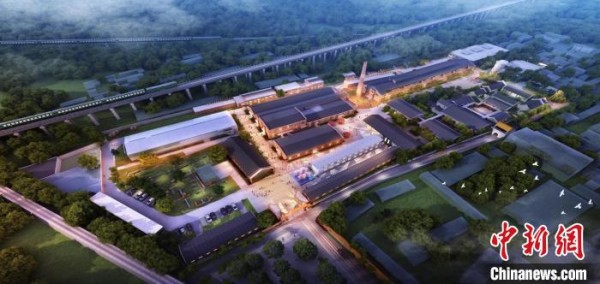 琉璃文化创意产业园全景规划图。北京市门头沟区供图