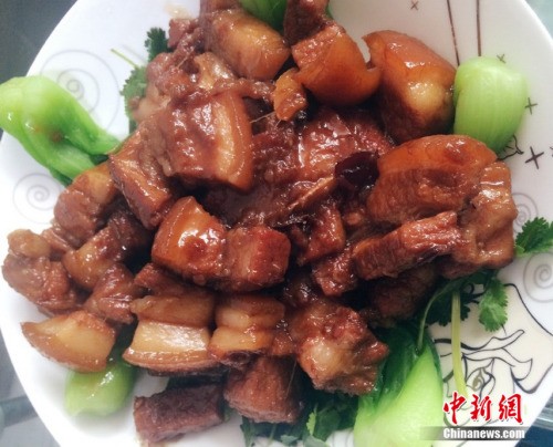 资料图：红烧肉。<a target='_blank' href='http://www.chinanews.com/' >中新网</a> 邱宇 摄