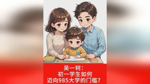 吴一钶：985大学备考，初一学生如何避免走弯路？