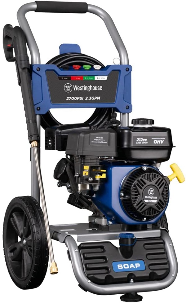 最强性能家用燃油高压水枪：Westinghouse Outdoor Power Equipment WPX2700 Gas Powered Pressure Washer