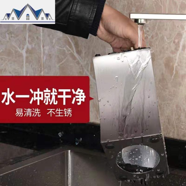 不锈钢刀架厨房用品刀具定制套装刀座收纳架多功能架子菜刀置物架 三维工匠高清大图