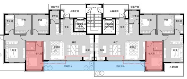 图10 户型适老化设计