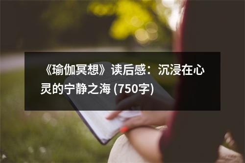 《瑜伽冥想》读后感：沉浸在心灵的宁静之海 (750字)