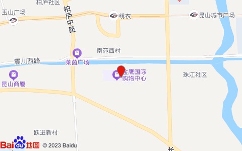 华为智能生活馆(苏州昆山金鹰店)位置示意图