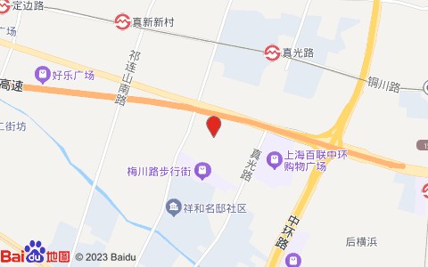 华为智能生活馆上海百联中环购物广场(京沪高速店)位置示意图