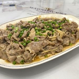 金针菇蒸牛肉的做法 步骤5