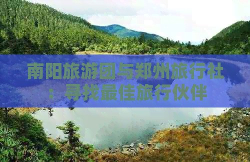 南阳旅游团与郑州旅行社：寻找更佳旅行伙伴