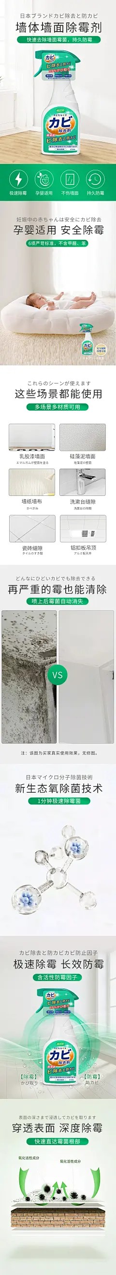 除霉剂墙体墙面墙壁去霉斑霉菌清洁剂喷雾神器发霉清除剂防霉家用-tmall.com天猫