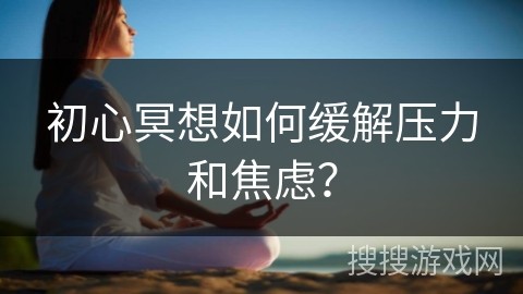 初心冥想如何缓解压力和焦虑？