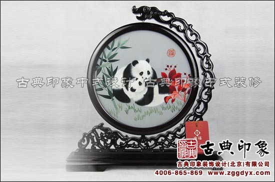苏绣屏风