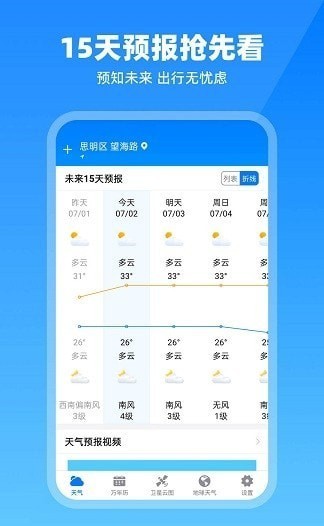 卫星云图天气预报app