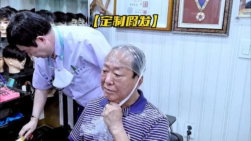 师傅徒手打造定制假发的过程 成品竟然价值过万 太牛了