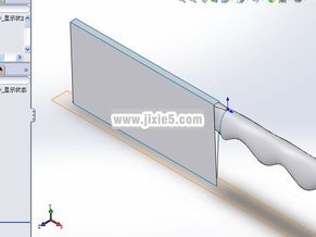 菜刀SolidWorks设计