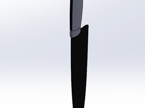 菜刀SolidWorks三维模型