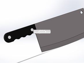 不锈钢菜刀SolidWorks设计