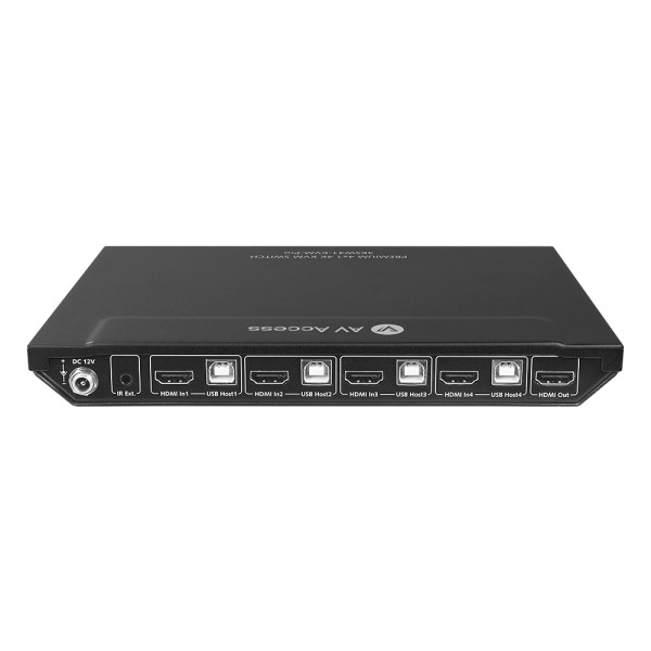 AV Access 4KSW41-KVM-Pro 4K HDMI KVM Switch_Back Panel (1)