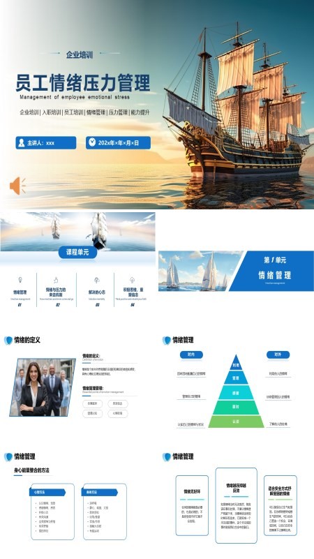 公司员工压力与情绪管理培训PPT