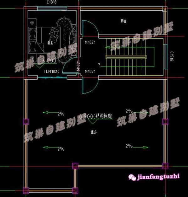 5款农村露台花园别墅房屋设计效果图平面图，品质生活，从现在开始