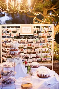 Have each guest bring a picture of a favorite memory with the bride or groom to display and then leave for the couple.