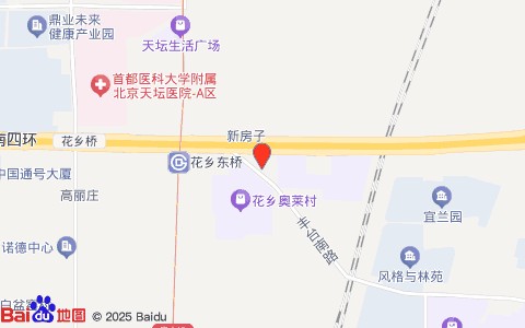 电动汽车充电站(丰台南路)位置示意图