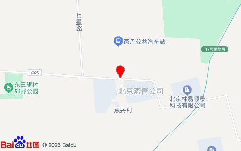 电动汽车充电站(X025(回南路))位置示意图