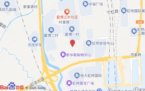 润虹地产(虹桥店)位置示意图