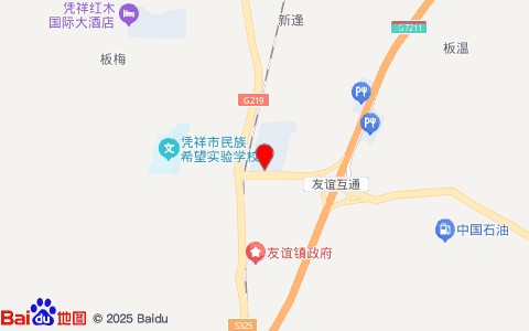 凭祥市速配物流中心位置示意图