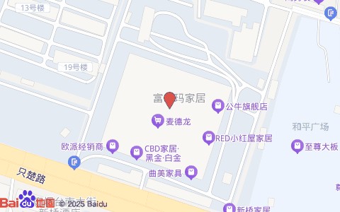 极美照明(富尔玛国际家居生活广场店)位置示意图