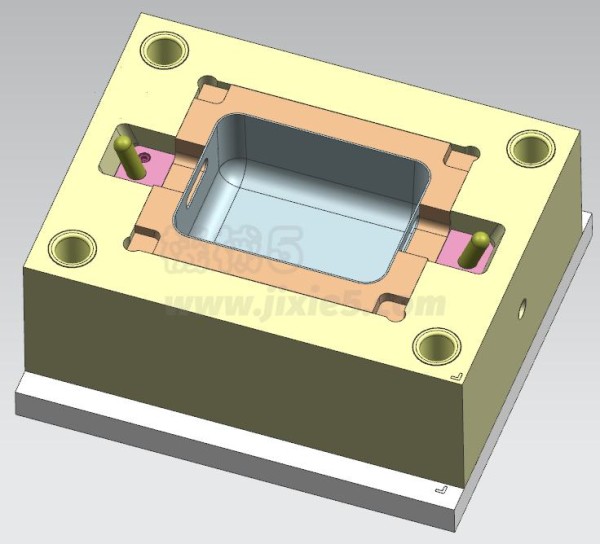 收纳盒3d注塑模具设计